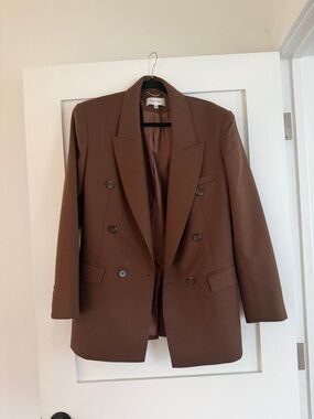 Ronny Kobo Warm Camel Tailored Blazer